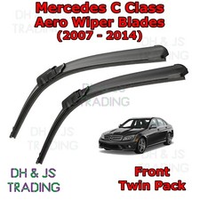 (07-14) Mercedes Benz Classe C Lame tergicristalli aerodinamici / tergicristalli piatti anteriori Merc Classe C
