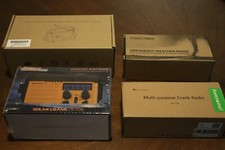 Emergency Weather Crank Radio 4000mAh - Portable, Solar Powered, Hand