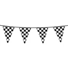 6m Checkered Flag Bunting F1 Grand Prix  Racing Party  Black White Decorations