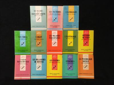 SAMMLUNG PAKET - 14 x QUE SAIS-JE? Paris Enzymes - Allgemeinwissen FRANZÖSISCH!