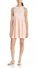 Speechless Juniors Mini Dress Light Peach XS