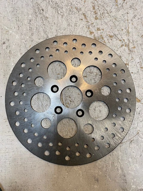 Disco de freno trasero Russell 11,5" OD acero inoxidable 51 mm diámetro mínimo Thk 190 Japón 6L Foto 4 de 4