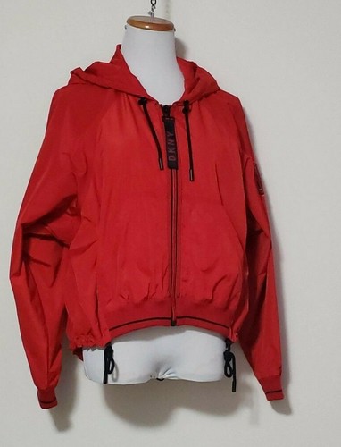 DKNY Women's Cropped Windbreaker Jacket 