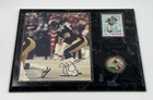 Vintage NFL JACK LAMBERT Autographed Pittsburgh Steelers Wall Plaque Auto