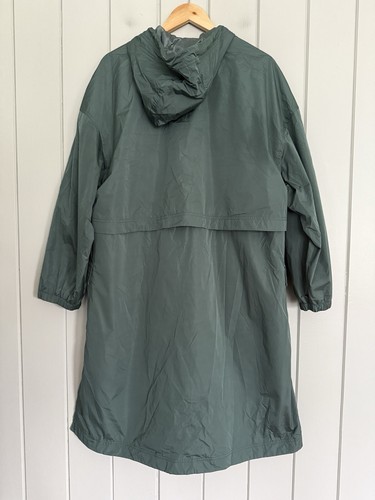 NWT Old Navy Long Oversized Water-Resistant Hooded Coat XL Terrestrial Green NEW - Picture 3 of 6