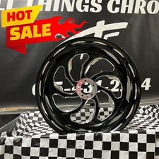 SALE!!! 300 FAT BLACK CONTRAST CUT SAMURAI REAR WHEEL 99-24 SUZUKI HAYABUSA