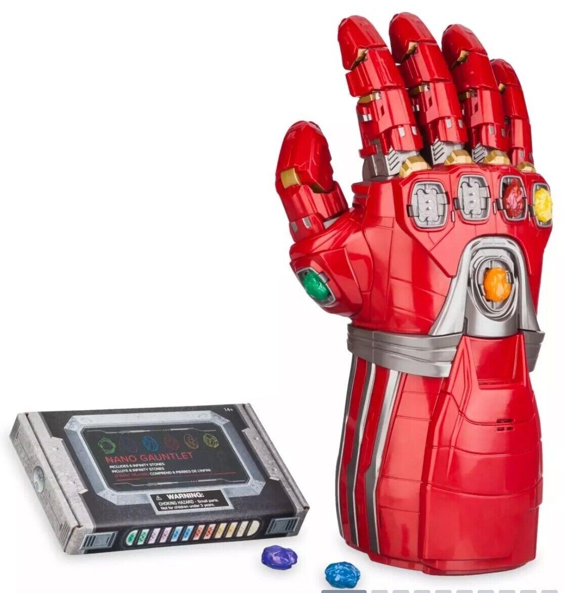 NEW Disney Parks Avengers Vault Iron Man Nano Infinity Gauntlet w/Stones
