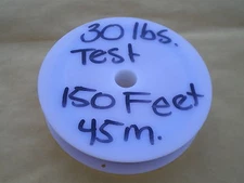 STAINLESS S. CLEAR WIRE LEADER 150 FEET (45 m.) 30 lbs. TEST 1X7 STRAND COATED  