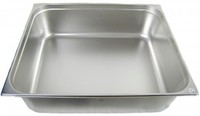 AcMax GN 2/1 GastronormbehäLter GN BehäLter Edelstahl 57,7 Liter Tief 200 Mm Gas