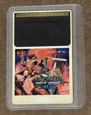Rastan Saga II 2 PC Engine HuCard Japan Import US Seller TESTED
