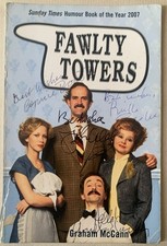 FAWLTY TOWERS Connie Booth John Cleese Andrew Sachs Prunella Scales Hand Signed