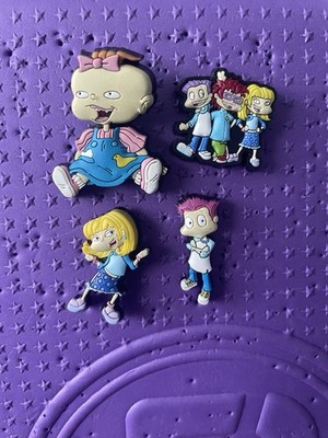 2003/2008 Viacom Rubber Nickelodeon Rugrats Tommy Pickles Angelica 3D Pin Badges