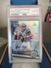 2023 Drake Maye Bowman U Chrome #200 Auto Refractor RC /499 PSA 10