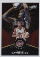 2025 Panini WNBA Player of the Day Red /99 Tamika Catchings #61 HOF qw7