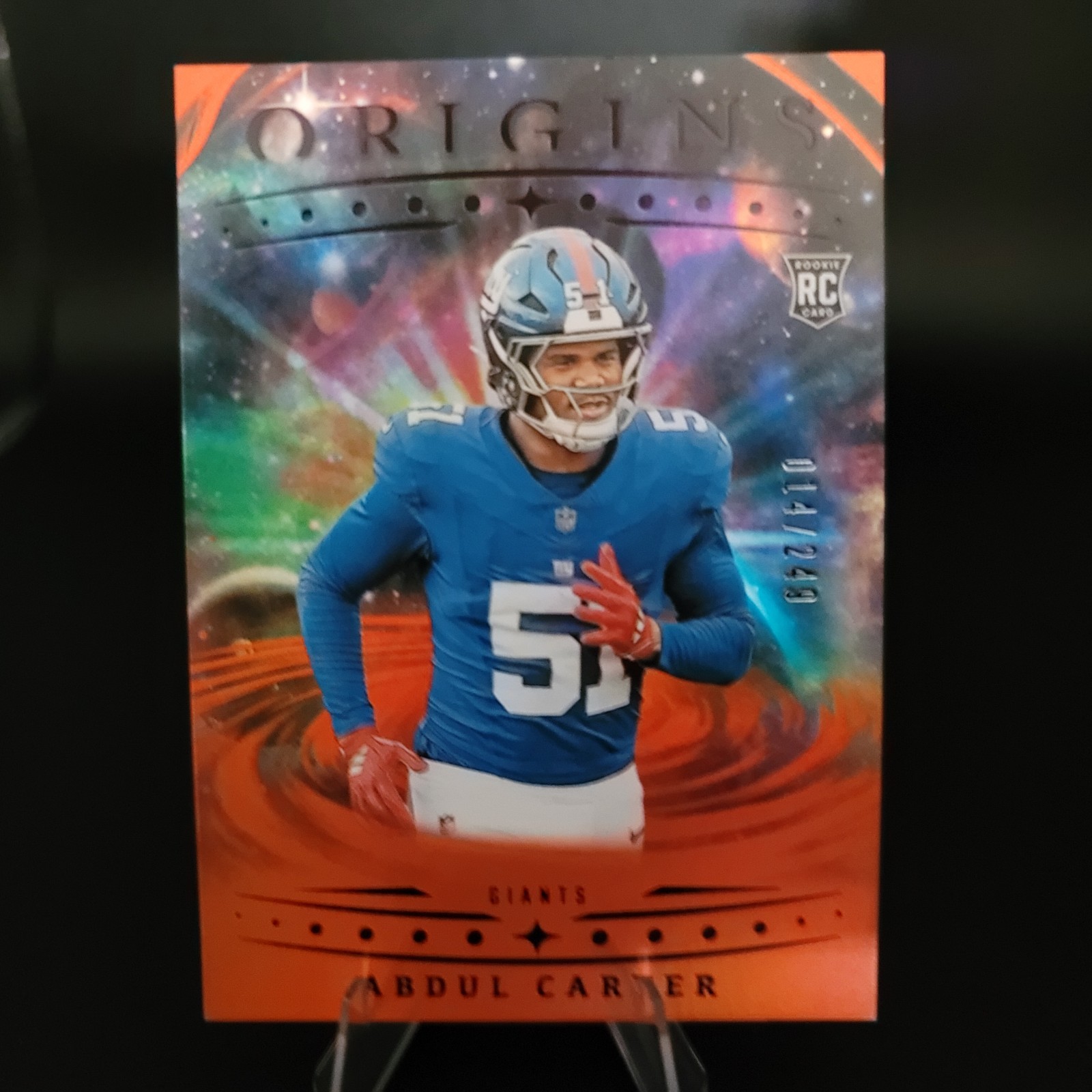 2025 Panini Origins Abdul Carter /249 Orange RC #112