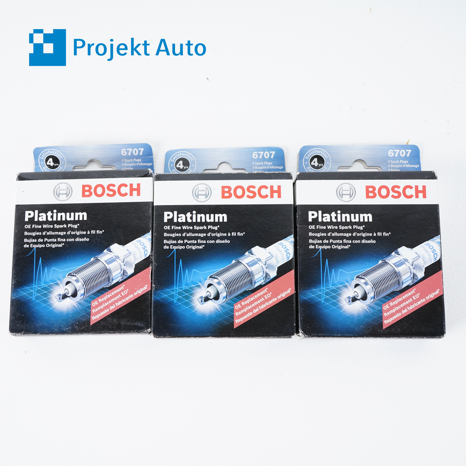 95-99 BMW Bosch 6707 Spark Plug Set 12 Total E38 E31