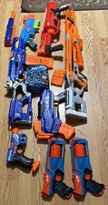 Nerf Lot 8 Guns Long Strike, Rival, Rukkus , ...