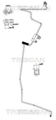 TRISCAN Hochdruck-/Niederdruckleitung, Klimaanlage 9010 13002 für TOYOTA