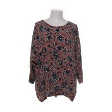 Masai, Bluse, Größe: XXL, Braun/Mehrfarbig, Viskose, Blumen, Damen #XAs