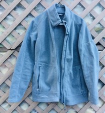 Eddie Bauer Women s Cosy Fleece Jacket Full Zip Size L Soft Warm Outdoor