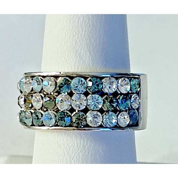 SPARKLING SOLID 925 STERLING SILVER MULTICOLORED … - image 7