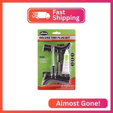 Slime 2040-a Tire Repair Plug Kit Deluxe Contains Strings Tools And Glue 11 Slime 2040-a Tire Repair Plug Kit Deluxe Contains Strings Tools And Glue 11