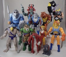 Vintage 1985 LJN THUNDERCATS figure LOT w/ accessories LION-O complete Mumm-Ra