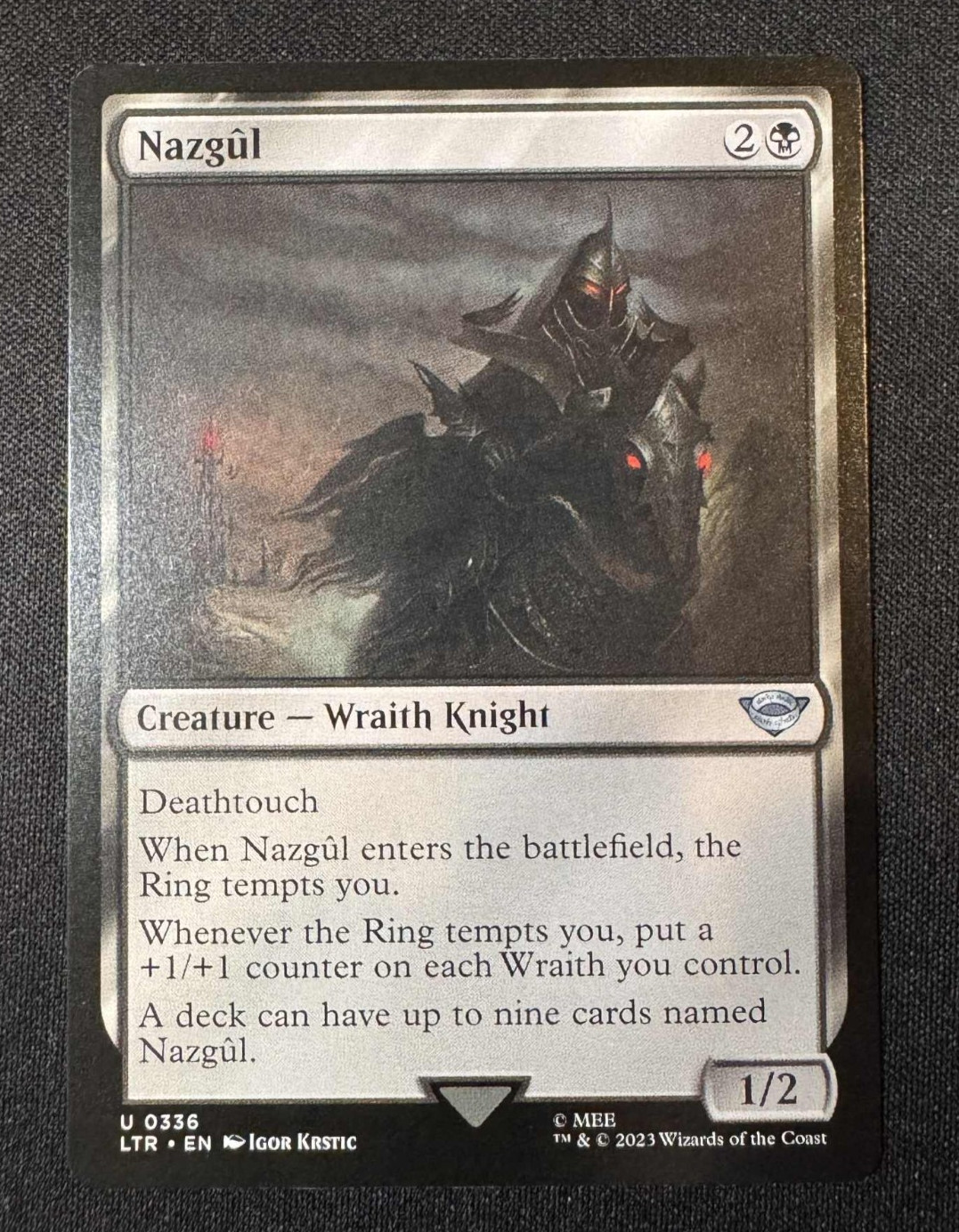 Nazgul - MTG #336 - Universes Beyond: the Lord of the Rings Regular LOTR - NM/M