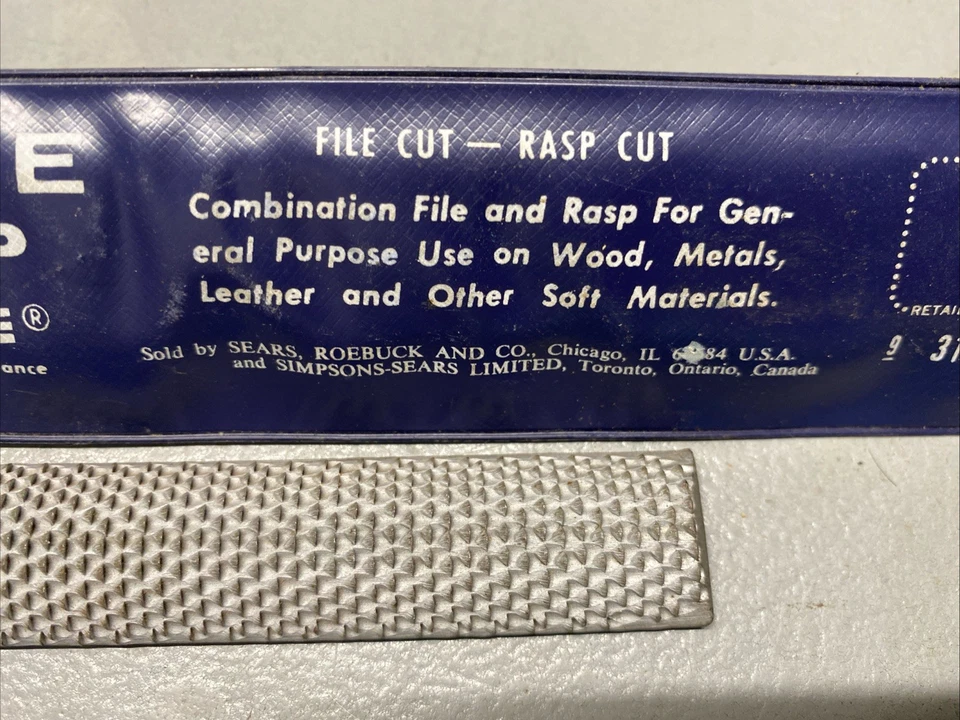 Vintage Craftsman 9-31224 KROMEDGE 8” Shoe Rasp File - Image 2 of 4