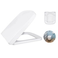 Universal Rak Series 600 Soft Close Square Toilet Seat One-button Quick Release
