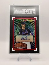 2022 1994 Topps Finest Cornerstone Auto #94C Pete Alonso Red Refractor /5