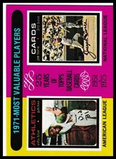 1975 Topps #209 1971 MVPs (Vida Blue / Joe Torre) MVP