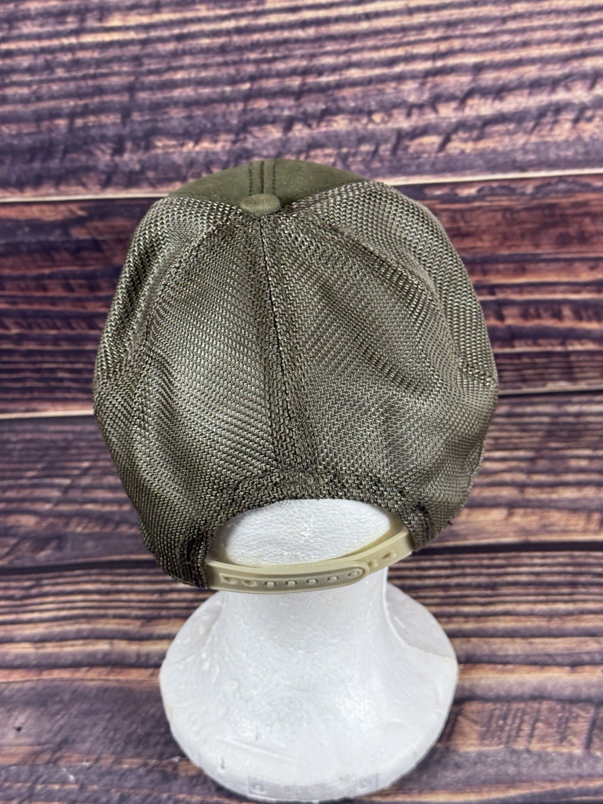 Under Armor fish Green solid trucker Cap Hat-FREE… - image 3