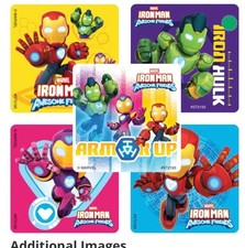 25 Marvel Ironman and his awesome friends Stickers Party Favors Teacher Supply