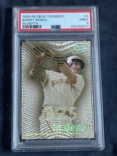 Barry BONDS 1999 Skybox THUNDER IN DEPTH #2 Insert NEW PSA 9 Mint SF GIANTS '99