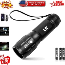 Small High Lumen LED Flashlight, Waterproof & Adjustable Focus for Emergencies