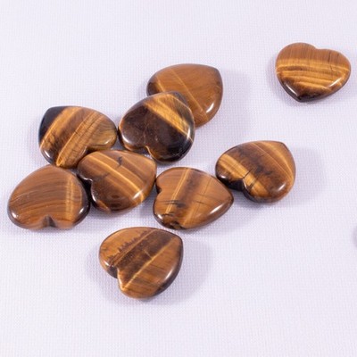 100pc Natural   Eye Stone Healing   Shaped Gemstone Reiki for Home Decor *cc