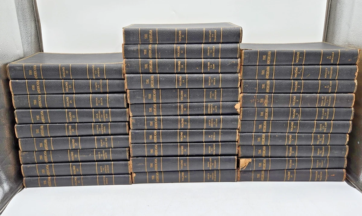 Encyclopedias Americana 1900-1949 Antiquarian & Collectible Books