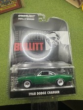 NEW Greenlight Steve McQueen Bullitt 1968 Dodge Charger Green Machine Chase HTF