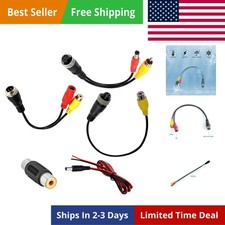 4-Pin to RCA Female to RCA Male Adapter 4-Pin Male to AV Female Adapter  DC ...