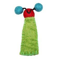 Finger Püppchen aus Filz grün Fingerpuppe