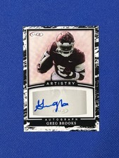 2022 Sage #A-GB Greg Brooks Autograph Artistry RC Arkansas Auto Card BB