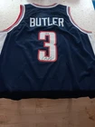 Caron Butler Signed Custom Uconn Basketball Jersey#3  XL BAS Witness COA Auto