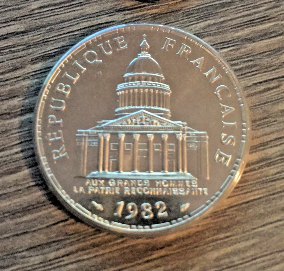100 FRANCS 1982 PANTHÉON FDC SOUS SCELLÉ - Photo 1/1