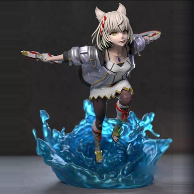 Mio Xenoblade 1/8 1/6 1/4 3D Print Figure Model Kit Unpainted Unassembled GK