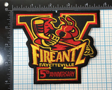 2006-07 FAYETTEVILLE FIREANTZ SPHL HOCKEY MINORS VINTAGE 5TH YEAR JERSEY PATCH