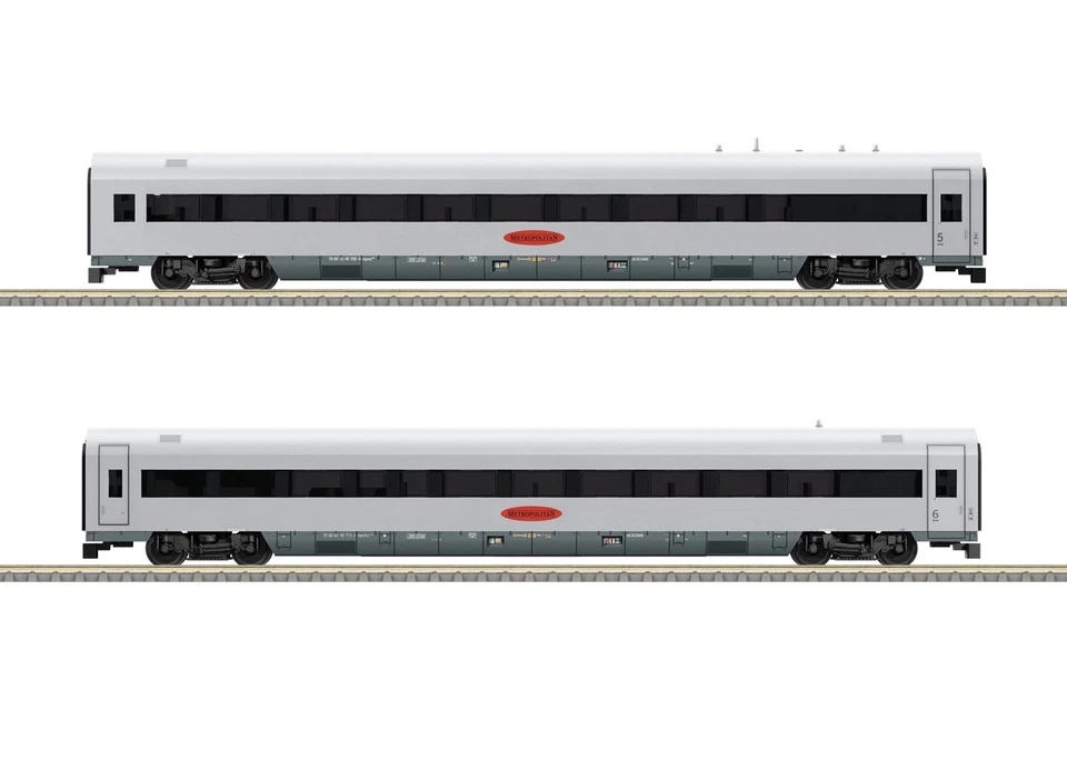 Spur N Trix 16085 + 15060 + 15061 E-Lok BR 101 + Zugset Metropolitan 7tlg Neu OV - Bild 4 von 4