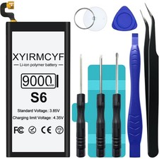 Galaxy Battery New Upgrade, 9000mAh High Capacity Battery for Galaxy SM-G920 ...