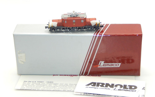 Lemaco Spur N 2464 Seetal Krokodil DE 6/6 - 15302 der SBB - LESEN | Zustand: Gebraucht