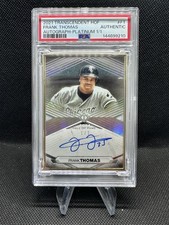 Frank Thomas 2021 Transcendent HOF Platinum Auto 1/1 PSA Authentic